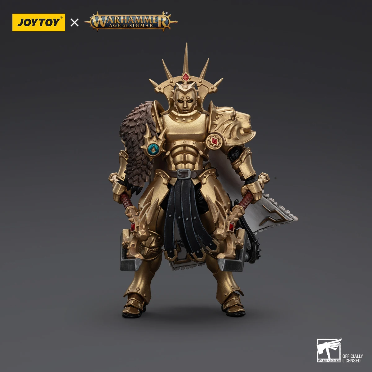 

JOYTOY Warhammer AGE OF SIGMAR Stormcast Eternals The Blacktalons Neave Blacktalon Action Figures Original Collection Model