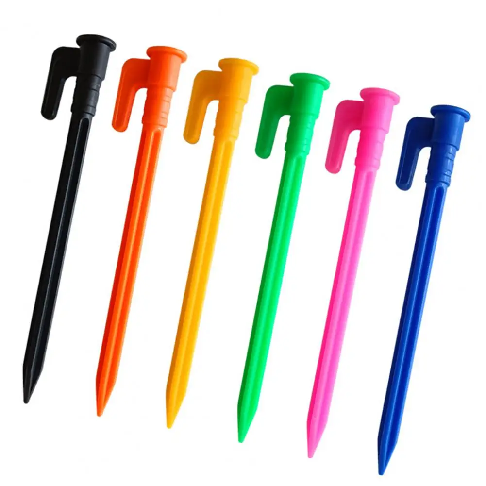Easy Installation Tent Stakes Heavy Duty Camping Tent Stakes for Outdoor Garden Patio Lawn 10 Pack Windproof Ground for Tarp