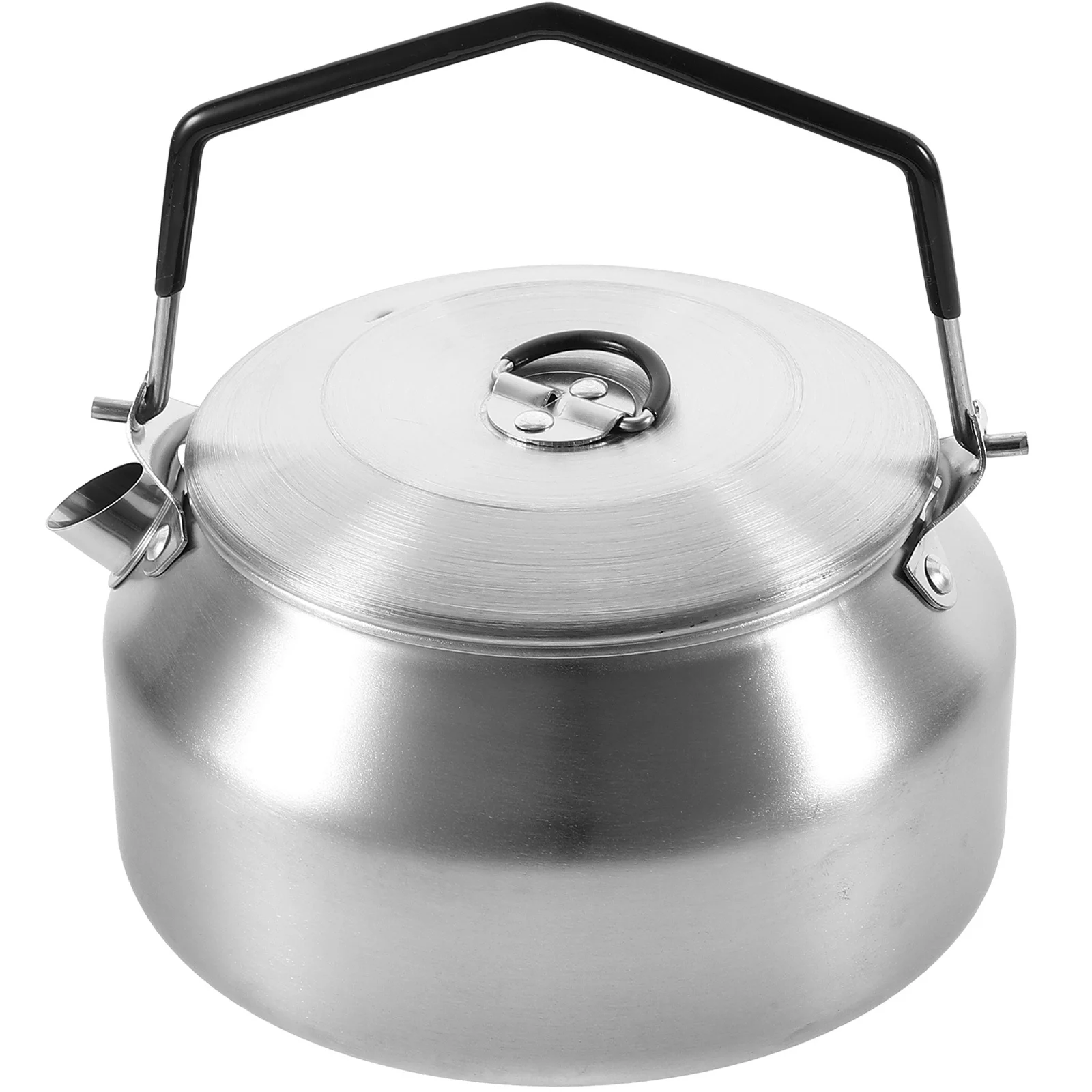 

Stainless Steel Water Kettle Portable Camping Kettle For Outdoor Hiking Fishing Travel Lightweight Stovetop Cookware