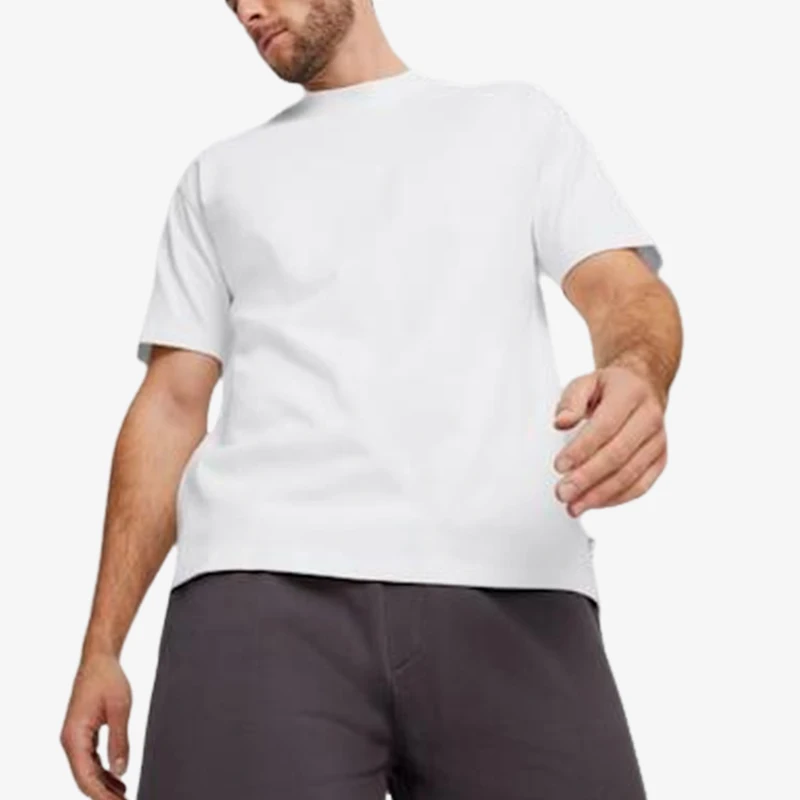 

Мужская трикотажная футболка Puma Authentic Summer с круглым вырезом, простая, дышащая, повседневная, с коротким рукавом 624009-02