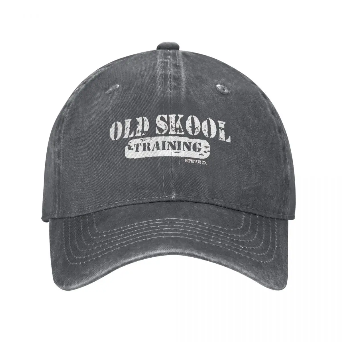 Old Skool in White Baseball Cap Icon Custom Cap Anime Hat Snap Back Hat Men Hats Women's