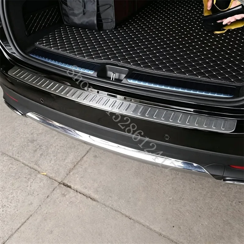 Autozubehör Heckstoßstangenschutz Kofferraumleistenabdeckung Zierleiste für Mercedes Benz GLE GLS Klasse W167 X167 2020-2026 – Detail 11