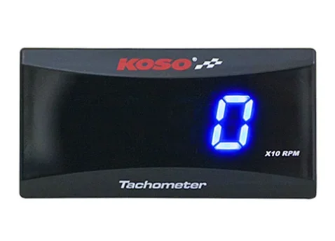 Koso Mini miernik obrotów Cyfrowy kwadratowy wyświetlacz LCD Tachometr Tachometr Miernik z uchwytem