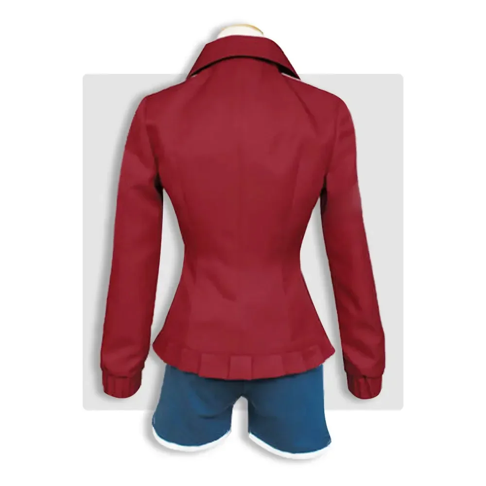 Women's Danganronpa Asahina Aoi Cosplay Costume Set - Anime Character Outfit with Dress And Wig for Girls