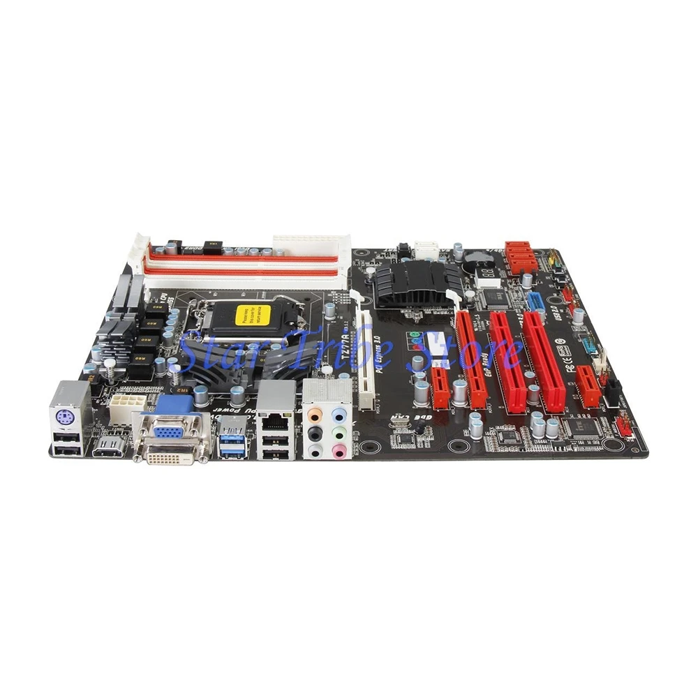 Tarjeta Madre TZ77A Z77 LGA 1155 DDR3 32G SATA3 USB 3.0 ATX