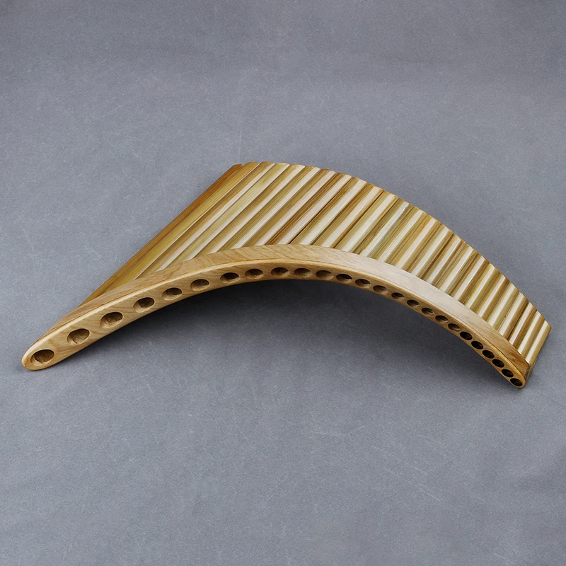 G Key 25 Pipes Pan Flute Chinese Traditional Musical Instrument Pan Pipes Woodwind Instrument Natural Bamboo Pan Flute In G Key