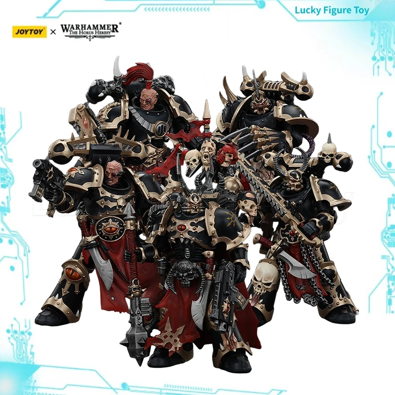 

В наличии: Фигурка JOYTOY Warhammer 40K 1/18, Космические десантники Хаоса, Чемпион Черного Легиона, модель военной игрушки