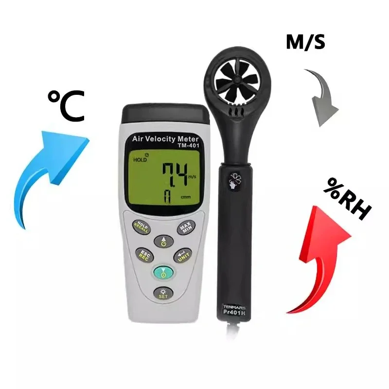 TM401 Anemometer TM402 TM403 Digital Anemometer