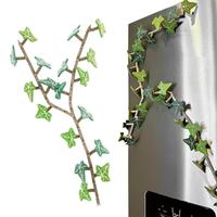 Ivy Fridge Magnet with Articulating Stems 3D Printed Ivy Leaf Plants Refrigerator Magnet Fridge Locker Decoration