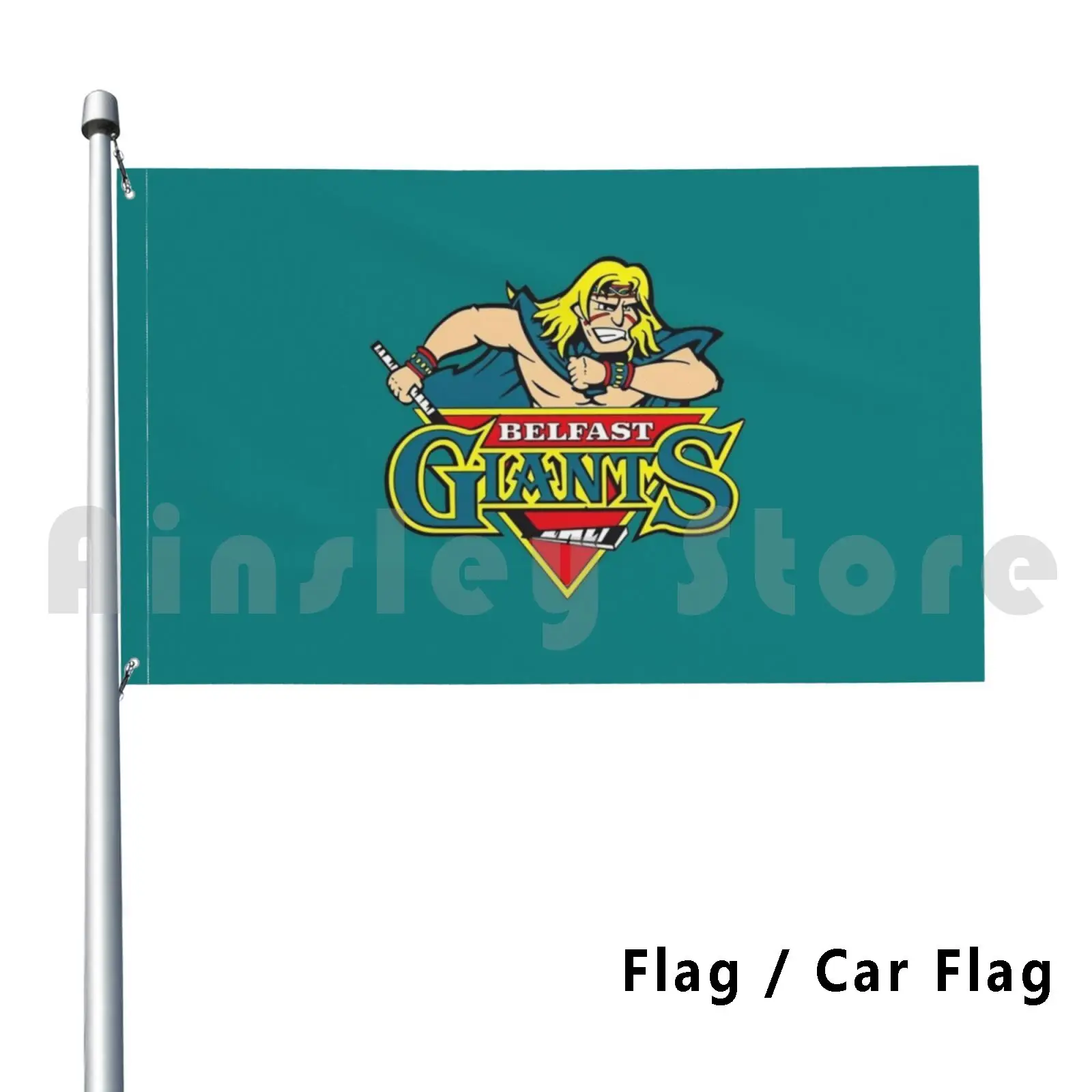 Belfast Giants Ice Hockey Flag Car Flag Printing Custom Belfast Giants Belfast Giants Logo Belfast Giants Fans