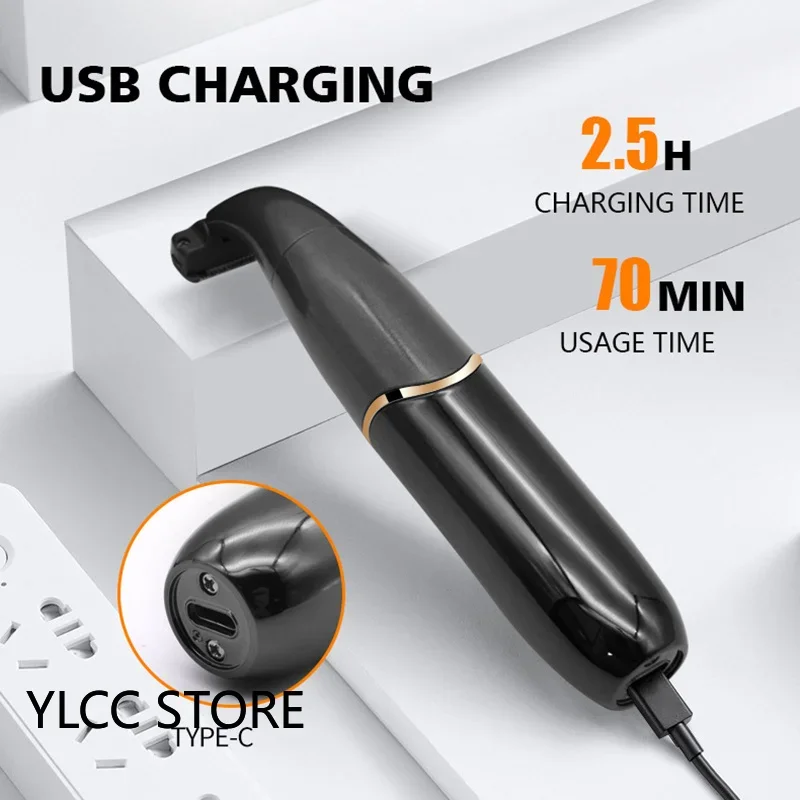 親密なエリアヘアカット精密シェーバー男性ビキニライン敏感かみそりボール卵陰毛シェービングトリマー顔ひげクリッパー