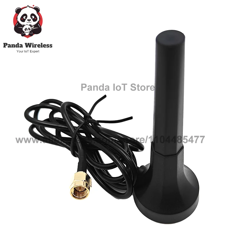 

2 шт. антенна Quectel 5G YECM001L1AH 1 м 600-6000 МГц монопод с магнитным креплением SMA мужской вертикальный внешний усилитель сигнала