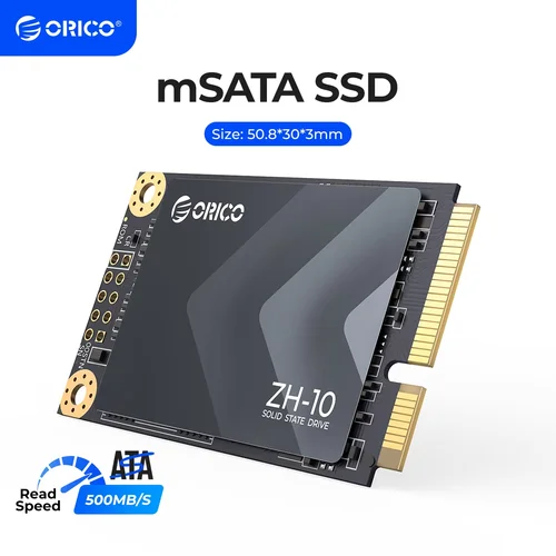 ORICO 내장 솔리드 스테이트 드라이브, 노트북 울트라북 Desktop-ZH10, ZH10 mSATA SSD, SATA III, 6Gbps, 3D NAND, 128GB, 256GB, 512GB, 1TB 