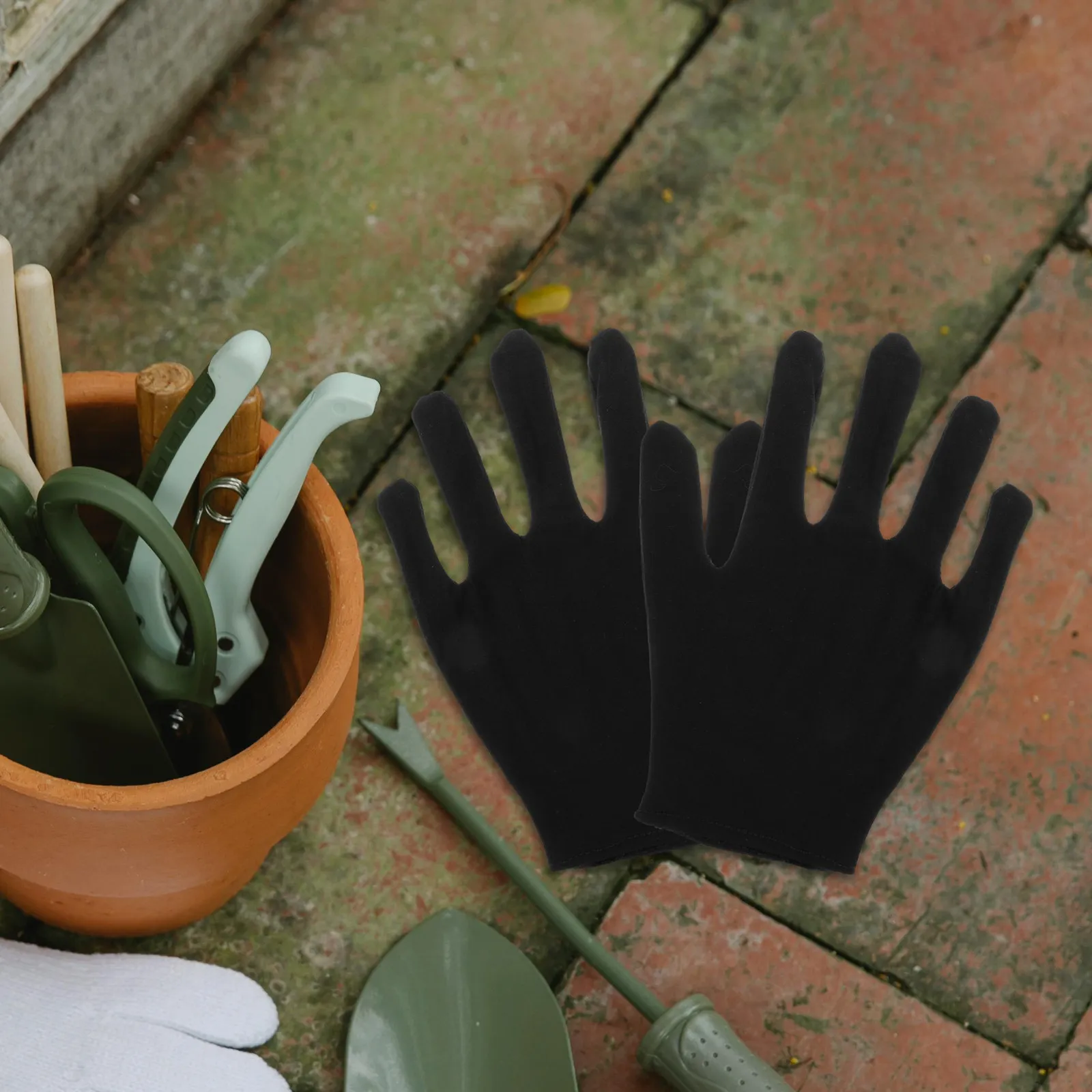 

12pcs Moisturizing Cotton Gloves L For Jewelry Handling Car Driving Work Protective Industrial Safety Gloves Reusable