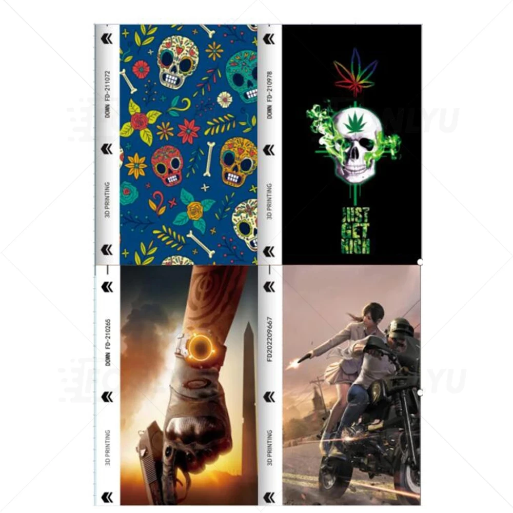 

FONLYU 3D Shiney Embossed Back Protective Film Phone Back Cover For Smartphone Skin Cutting Machine For Devia Rockspace Sunshine