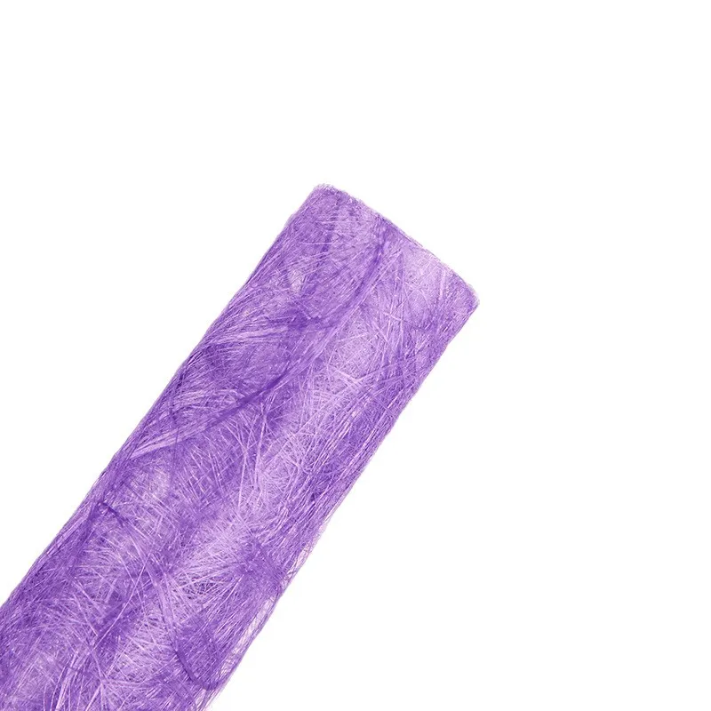 High Quality Hemp Silk Flower Wrapping Paper Handmade Material Bouquet Laffey Paper Floral Art  Flower Packaging Paper view 5