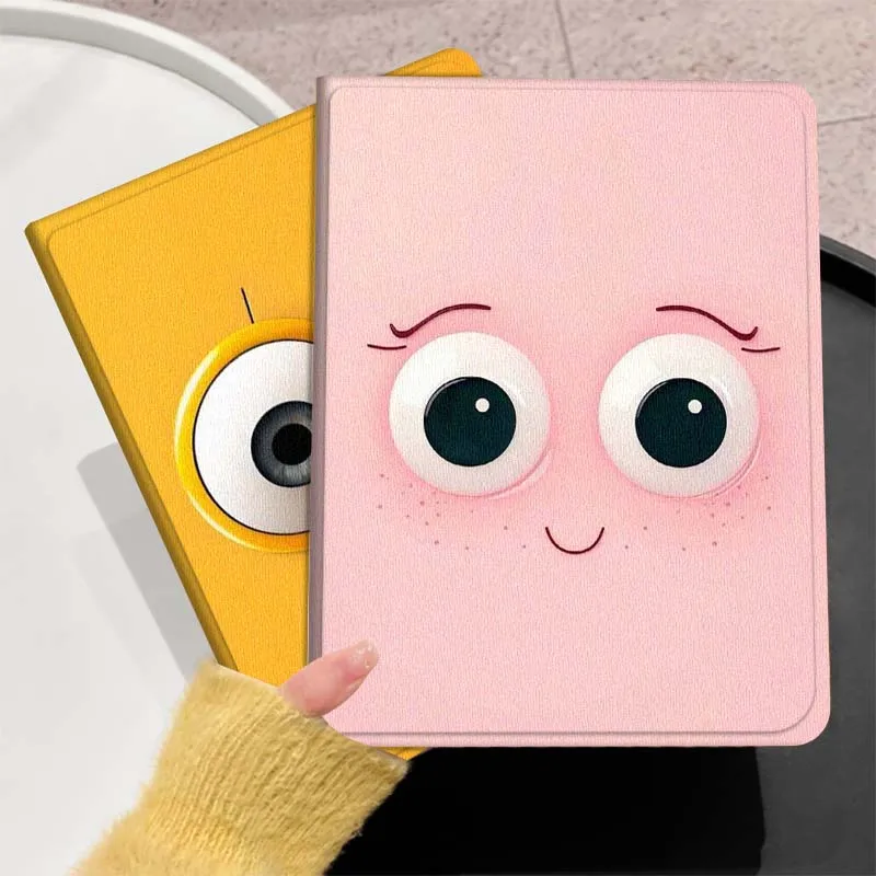

Cute Pink Eye Face Gift For Huawei MediaPad T5 T10s M6 M5Lite SE Honor Tab 5 6 7 V7 V8 X8a X9a Pro Soft Tablet Case