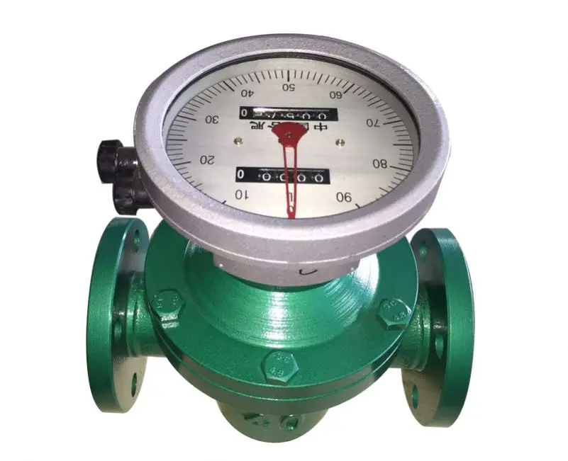 

Flowmeter Oval Gear Display LCD RS485 Heavy Oil Flange CE FCC Oval Gear Flowmeter