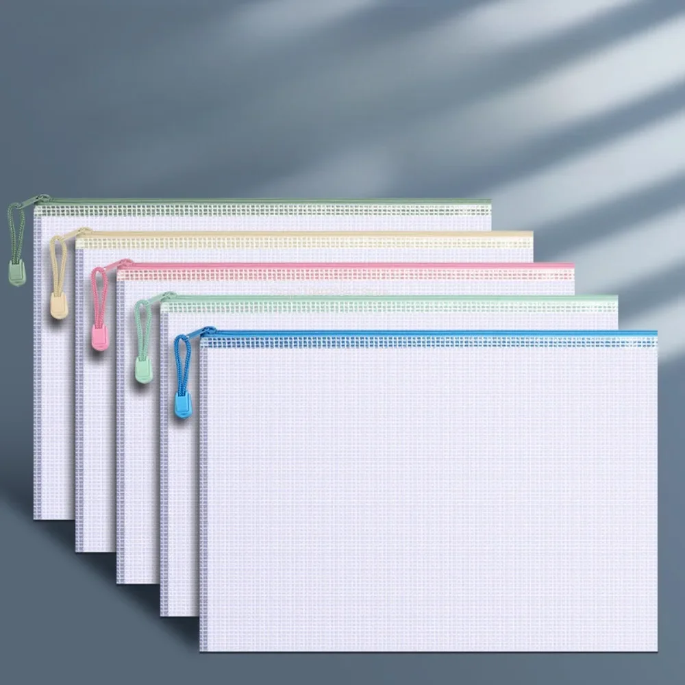 

3/1PCS A4 Zipper File Bags Jigsaw Puzzle Project Bags Sorting And Storage Letter Office Supplies Waterproof Clear Travel Bags