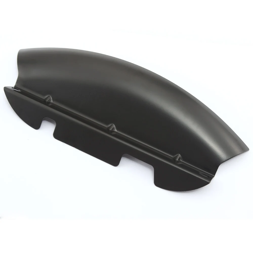 شوكة أمامية سوداء منحرف للرياح السفلية للدراجة النارية Harley 2014-19 Street Glide Electra Glide Road Glide Road King