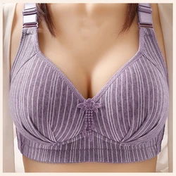Women Nylon Brassiere Ladies Anti-Sagging Bra Women Non-steel Ring Underwear Female Thin Breathable Underwear Mom Soft Brassiere