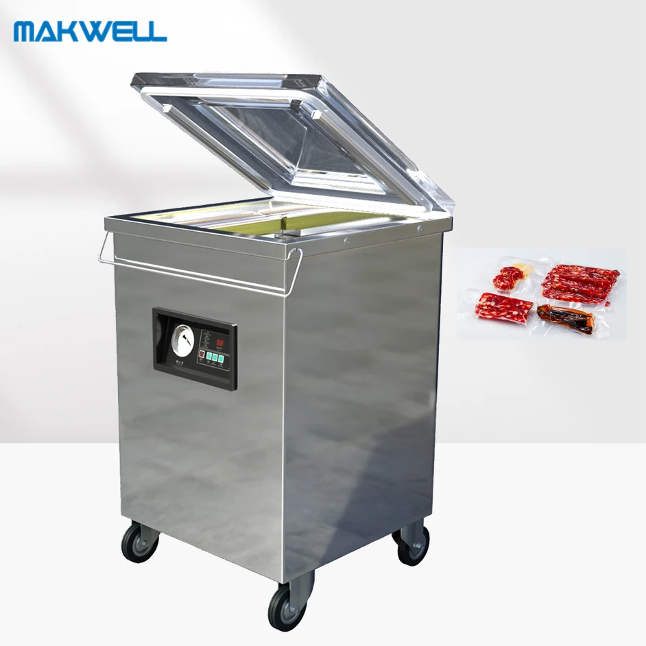 MAKWELL MKDZ-360 Automatic Food Nuts Beef Snacks Vacuum Packing Cooked Food Vacuum Sealing Packaging Machine