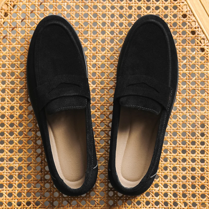 Genuine Leather Men Casual Sho - Streetwear Brand Luxury review and price