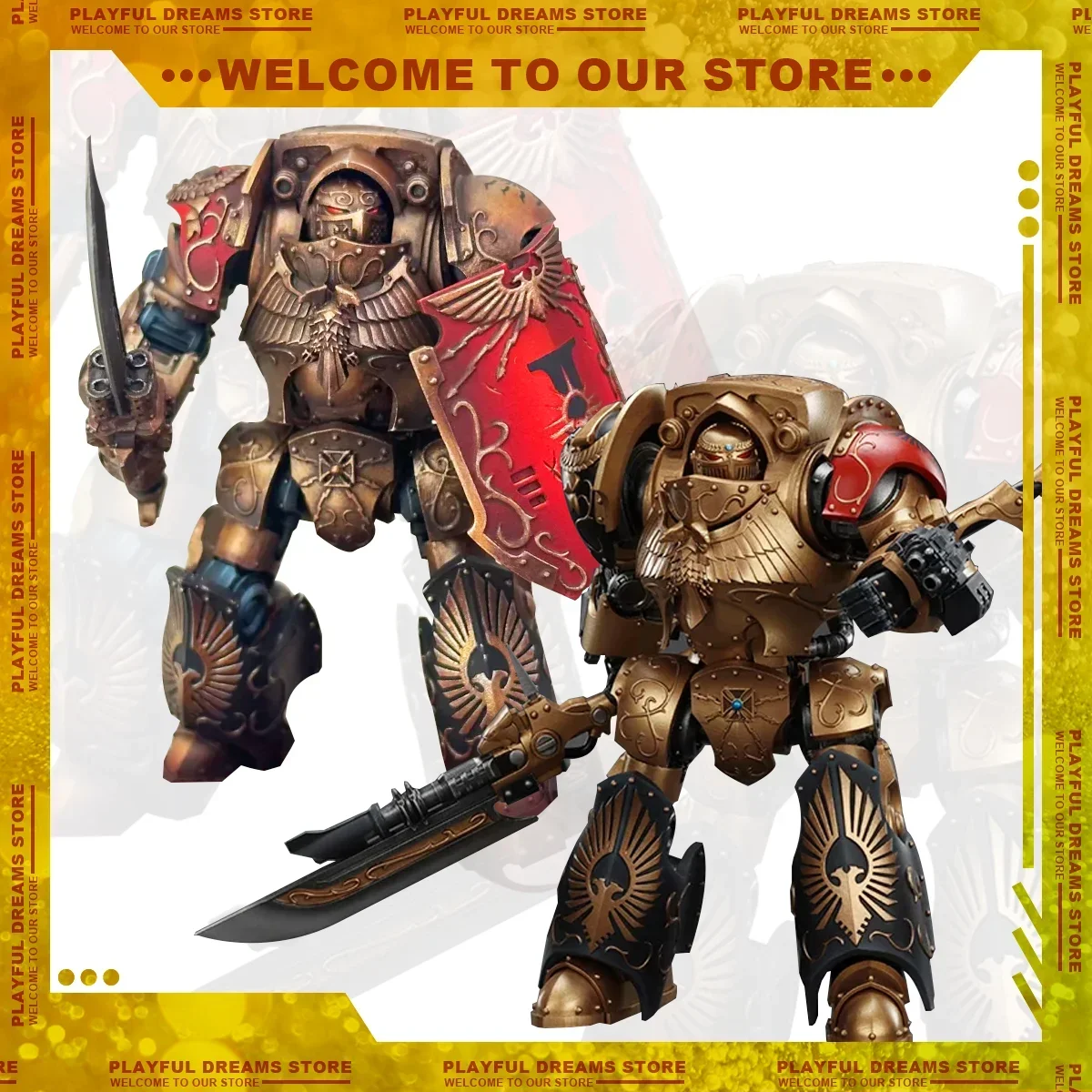 JOYTOY Warhammer 30k 1/18 Action Figure Mecha Legio Custodes Contemptor-Galatus Dreadnought Model Collect Decor ToY Xmas Gift