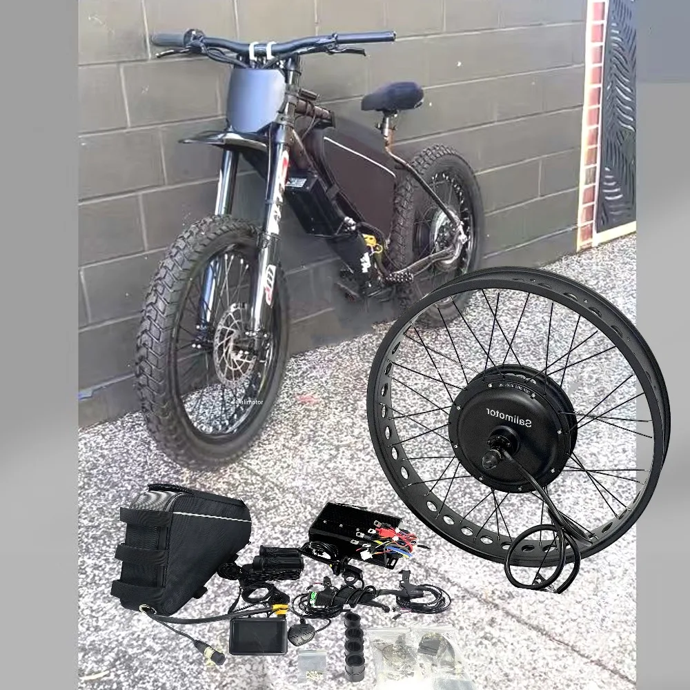 20in 20x4.0 Fat Tire Cargo Frame Kit Fat Tire Electric Bike Conversion Kit Fat Tire Hub Motor Bicycle Kit 20x4 Fatbike Motor