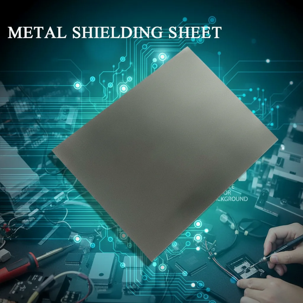 260x200x0.1mm Ultraperm 80 Metal Shielding Plate MuMetal Mu-Metal Sheet Audio Shielding Metal Audio Sheet MuMetal Metal Sheet