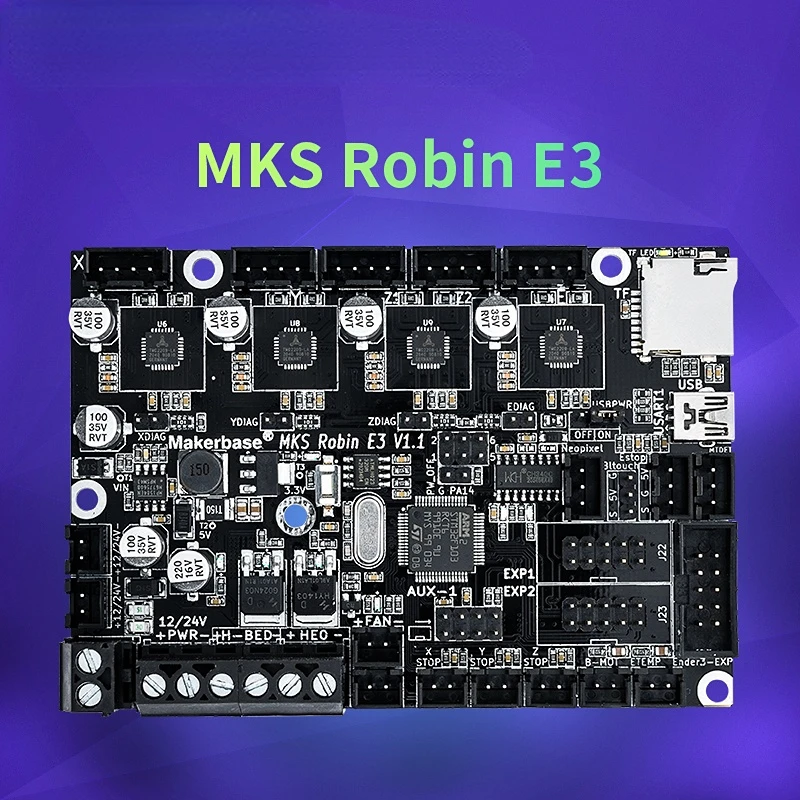 

Makerbase MKS Robin E3 3D Printer Motherboard CR-10 Ender3/VORON V0.1