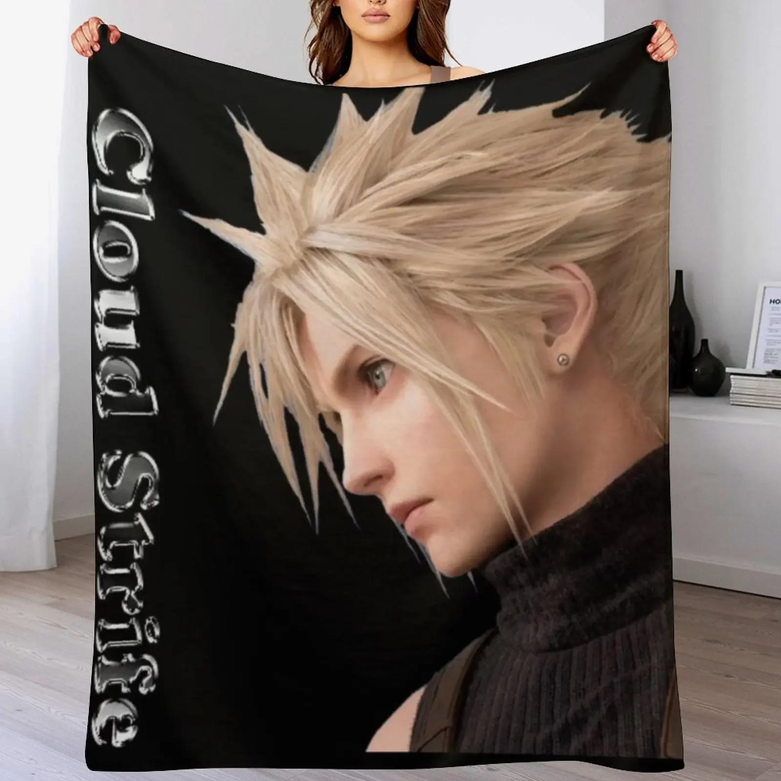 

Cloud Strife Throw Blanket Travel Decorative Sofa Luxury St Luxury Blankets