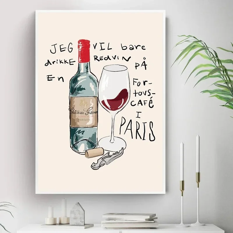 Minimalism Hot Sauce Posters Kitchen Food Canvas Painting Color Wall Art Prints Pictures for Living Room on The Wall Home Decor