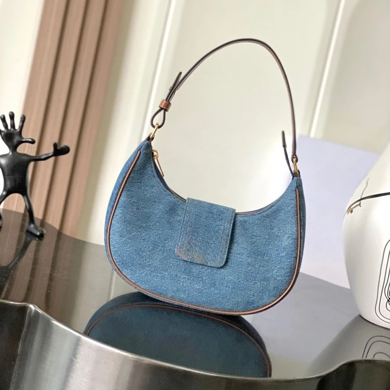 

Новинка 2025 года, винтажная джинсовая сумка с ручкой для женщин, роскошный дизайн, высококачественный джинсовый материал, модные эстетичные повседневные сумки-тоут