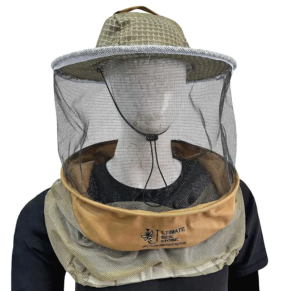 

Three-Layer Highly Ventilated Beekeeping Veil in Round HAT