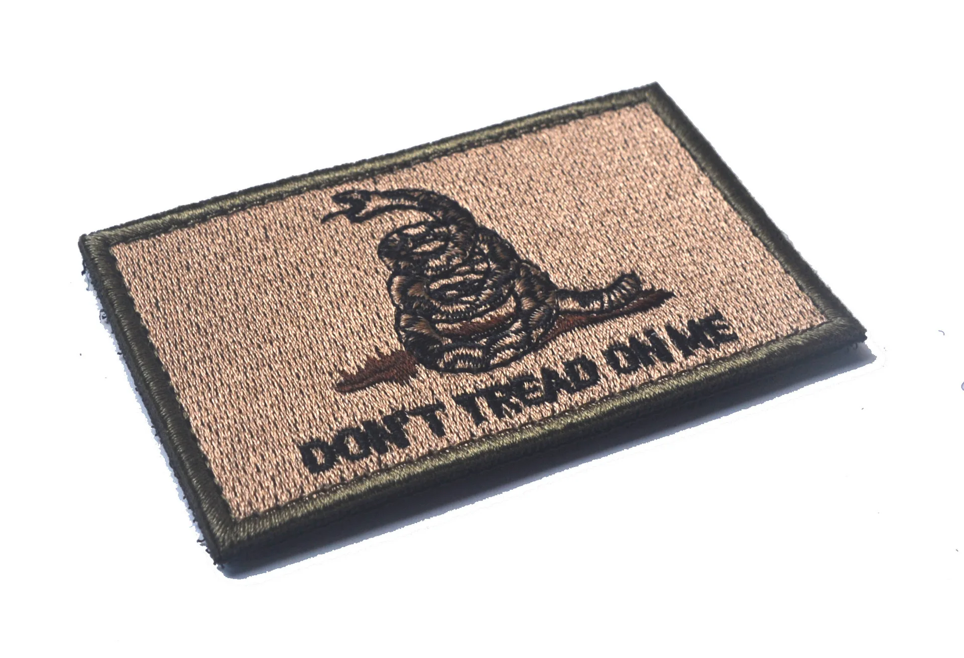 No Step on Snek Don\'t Step on Snakes Embroidered Fabric Patch Hook and Ring Iron Patches for Clothing Sewing Embroidery Military