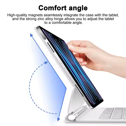 GOOJODOQ Magic Keyboard for iPad Pro 11 2024  Air 4 Air 5 Air 6 for iPad 12.9 10th Generation 6th 5th 4th 3rd Gen Cover Case - Image 2