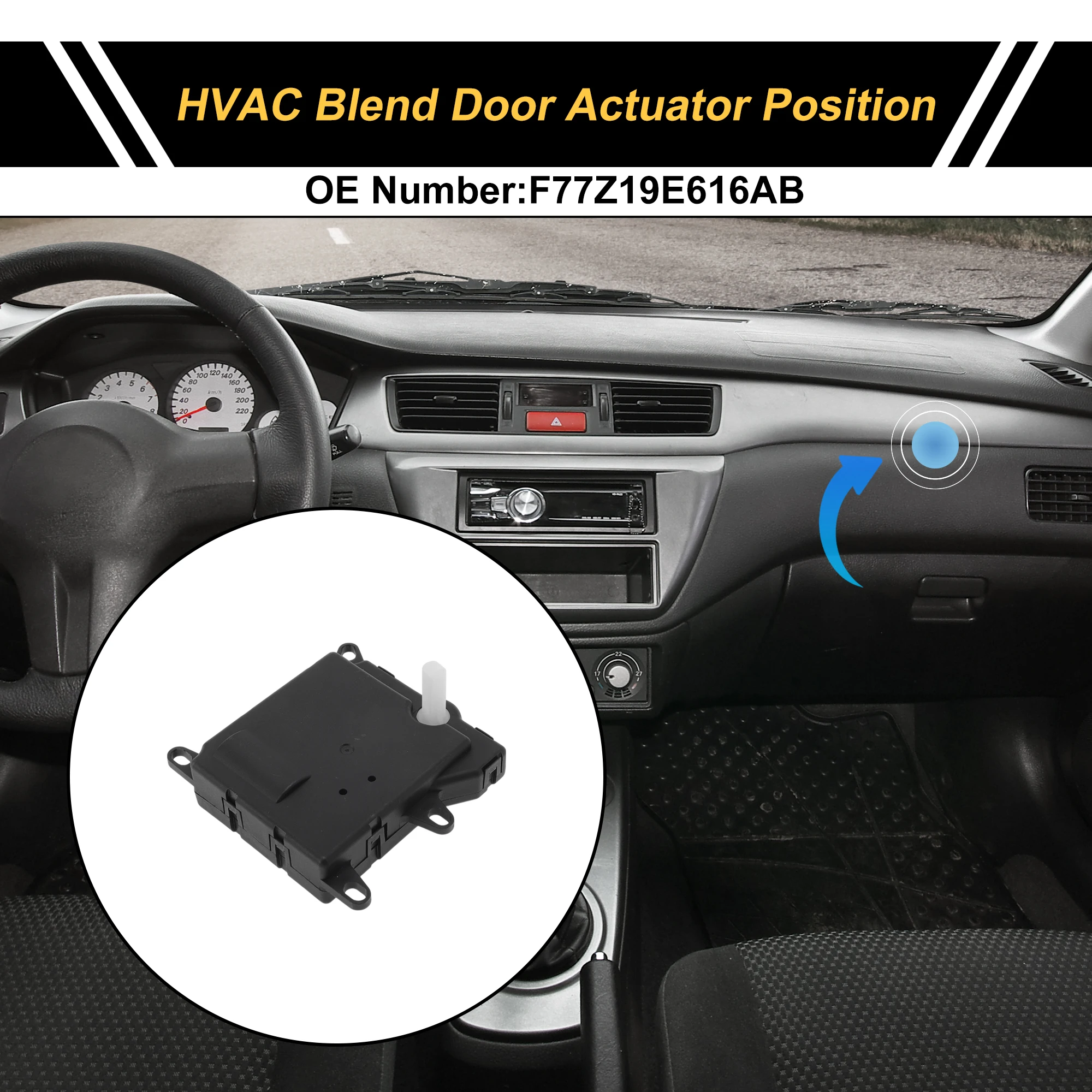 

Привод двери смеси обогревателя UXCELL HVAC для Ford Explorer 1995-2001 No F77Z19E616AB