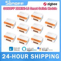 SONOFF ZBMINI-L2 Smart Switch Module No Neutral Wire Required Smart Home 2 Way Control Support EWeLink APP Alexa Google Home