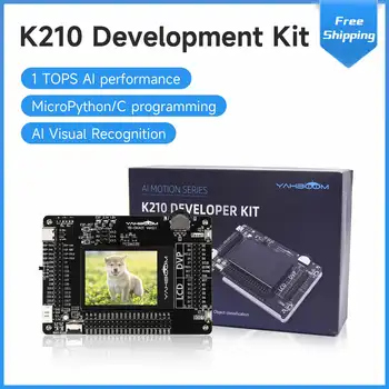 Yahboom K210 ערכת מפתחים תמיכת C שפה MicroPython תכנות עבור AI זיהוי חזותי עמוק למידת פנים זיהוי