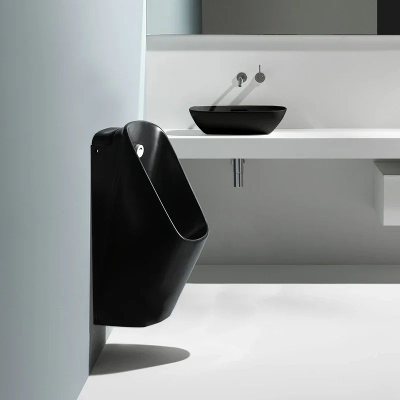 

Induction urinal Wall-mounted urinal Hotel urinal Matte black6239