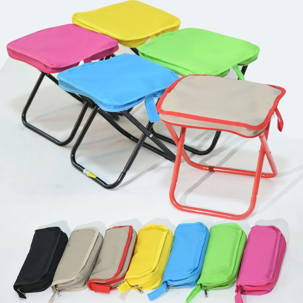 Silla de Camping barata RTS, mochila de almacenamiento para Picnic, silla portátil personalizada para pesca pequeña y ligera para exteriores