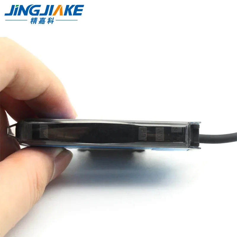 LED Light Source Detecção Fiber Amplifier Sensor, DC 3-Wire, normalmente fechado, BS-N41-LED