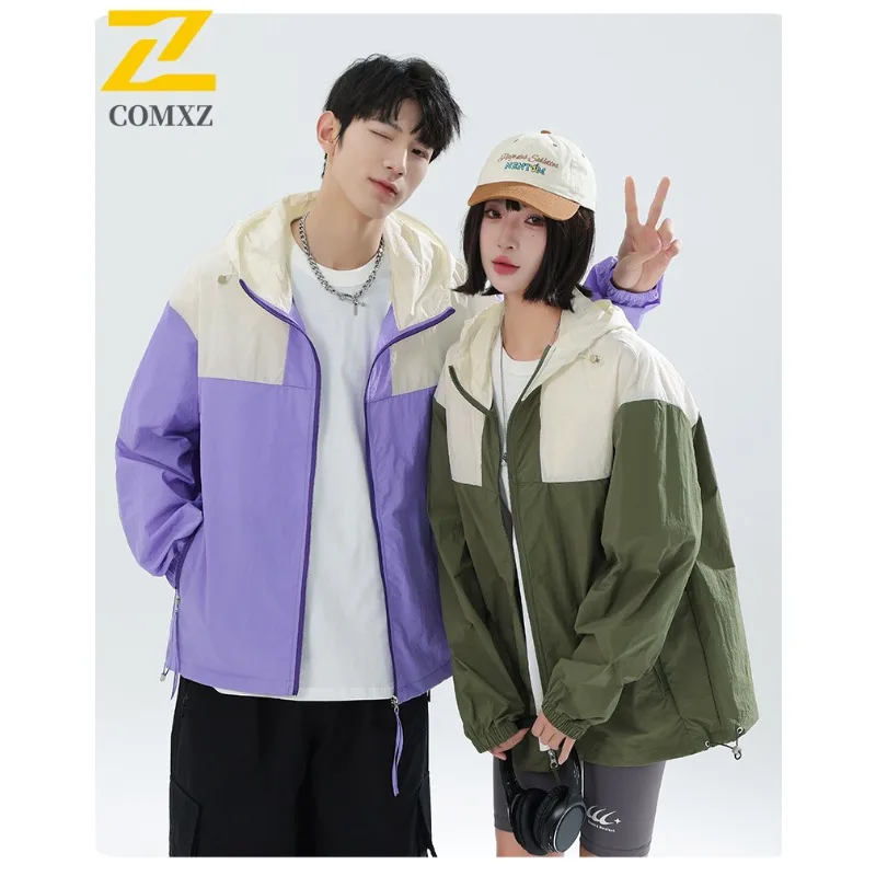 سترة رجالية ممتازة للحماية من الأشعة فوق البنفسجية للاستخدام الخارجي بعامل حماية من الأشعة فوق البنفسجية 50+ معطف جلد خفيف الوزن للغاية وسريع الجفاف وقابل للتحويل مع تقنية التبريد الذكي 2025