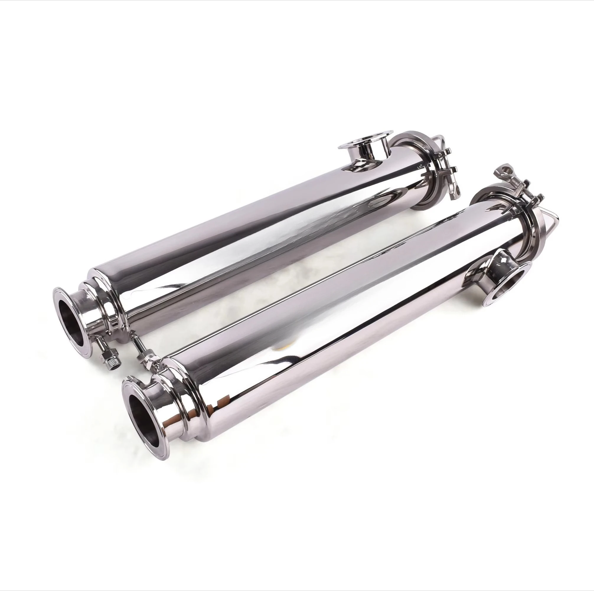 High temperature 316L stainless steel filter for food and beverage pasteurization system