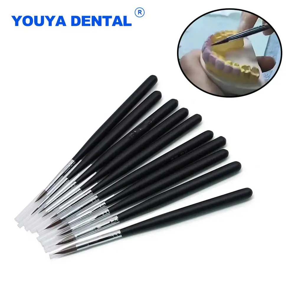 

Dental Porcelain Brush Pen Silicone Adhesive Composite Porcelain Teeth Dentist Shaping Glaze Ceramic Brush Pen Lab Tool