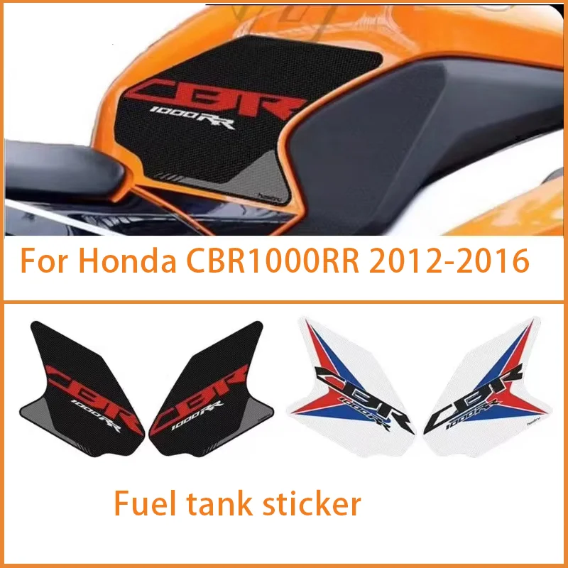 لهوندا CBR1000RR 2012 2013 2014 2015 2016 دراجة نارية مكافحة زلة خزان الوسادة 3M الجانب الغاز قبضة الركبة منصات الجر حامي ملصق