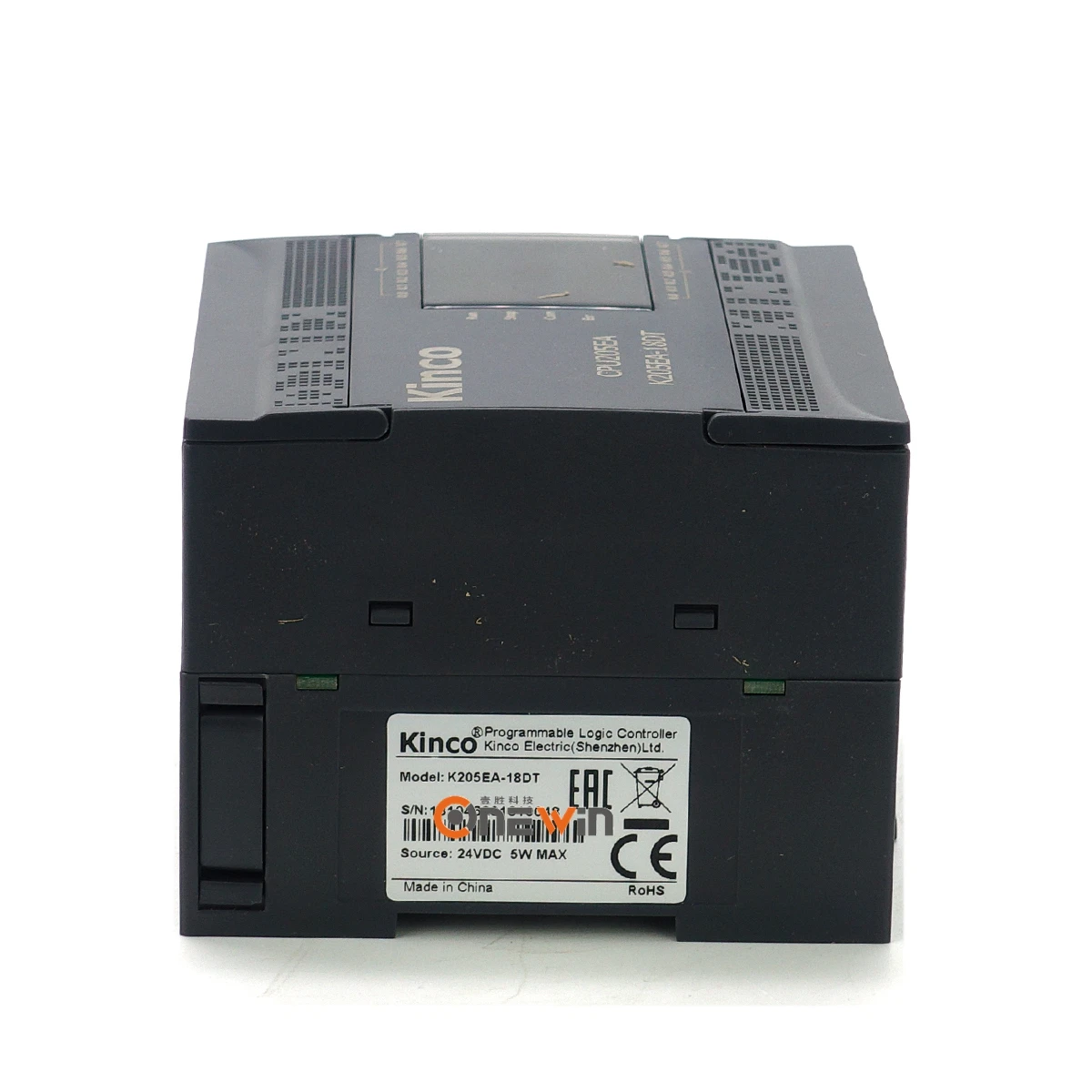 Kinco PLC K205EA-18DT CPU module DC24V 18-point including DI8 DO8 1AI 1AO RS485 communication