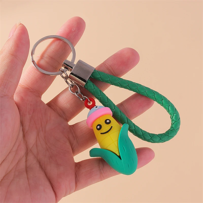 Niedlichen Tier Schlüsselanhänger Cartoon Harz Ente Charms Schlüsselanhänger Frauen Männer Auto Schlüssel Handtasche Anhänger Schlüssel Ketten DIY Schmuck Zubehör – Detail 15