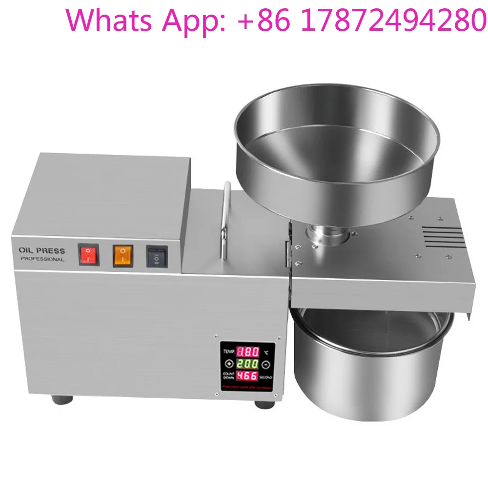 

Factory Intelligent Oil Pressing Machine Oil Presser Stainless Steel Temperature Control Automatic Oil Press